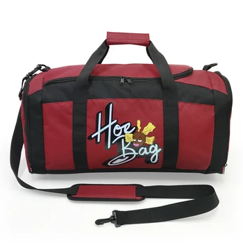 Голям капацитет фитнес чанта за жена Duffel чанта за спортни зали уикенд нощувка чанти пътуване Duffle чанта с обувки отделение