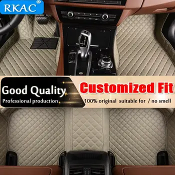 RKAC Персонализирана кожена подложка за кола, специално изработена за килими Toyota Highlander Land Cruiser 100 200 FJ Cruiser