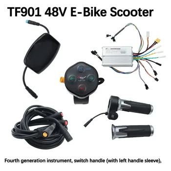 TF901 48V E-Bike скутер против кражба аларма дистанционно безчетков контролер за скорост LCD дисплей дросел обрат сцепление кормило