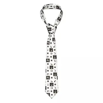 черна котка Silouette вратовръзка за мъже жени вратовръзка облекло аксесоари