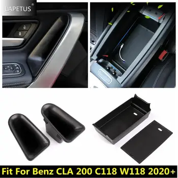 Дръжка на вратата Подлакътник / Централно управление Кутия за съхранение Gap Plate Контейнер Holder Tray За Mercedes-Benz CLA 200 C118 W118 2020 - 2022